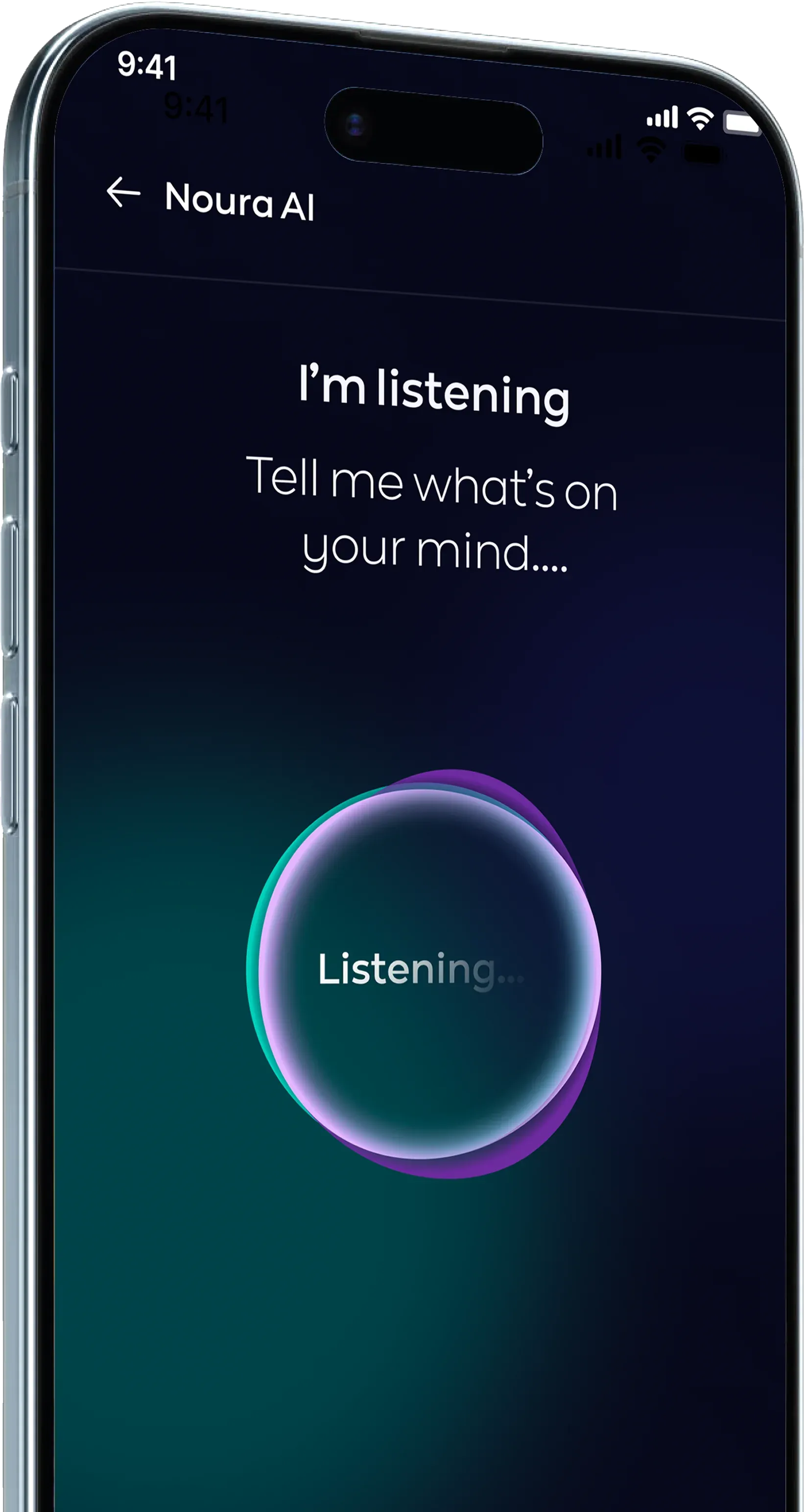 Phone showing Vision Bank AI Assistant